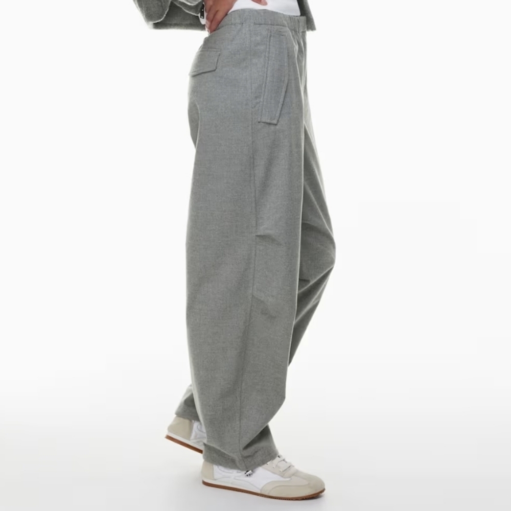 The Babaton Group Emerson Pant Grey  Size 2 Oversized Mid-rise Parachute Wide